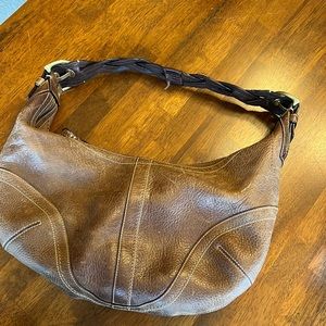 Coach Boho Saddle Bag w/Braided handle